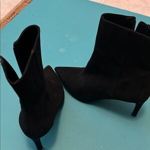 H&M Black Heeled Boots for Women